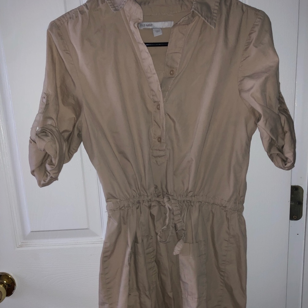old navy small khaki dress